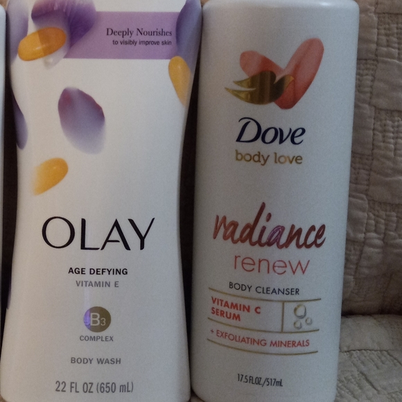 OLAY Bath & Body New Olay And Dove Body Wash Bundle Dove Body Love